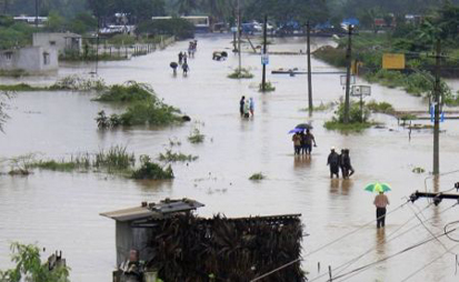inundaciones en La India