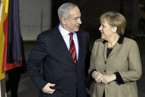 Netanyahu a Berlín