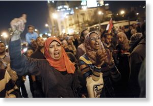 protesta en El Cairo