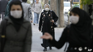 ola de contaminación en Irán1