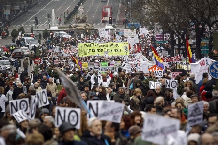 36 mil manifestación en España