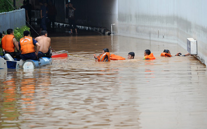 Inundaciones en Indonesia1