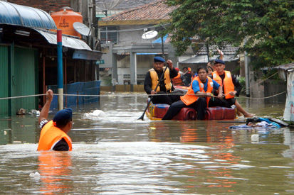 Inundaciones en Indonesia2
