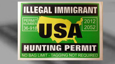 cazar inmigrantes ilegales