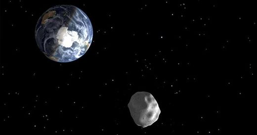 Recreación del asteroide que impactó en Rusia