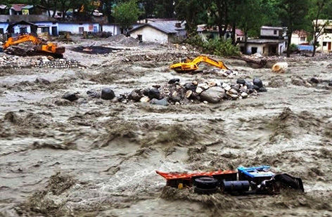 inundaciones en la India