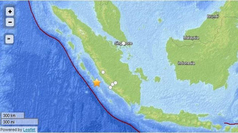 sismo 6,4 Indonesia