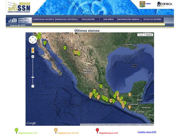 Temblores en México1
