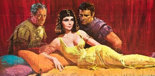 Cleopatra, Marco Antonio y Julio César