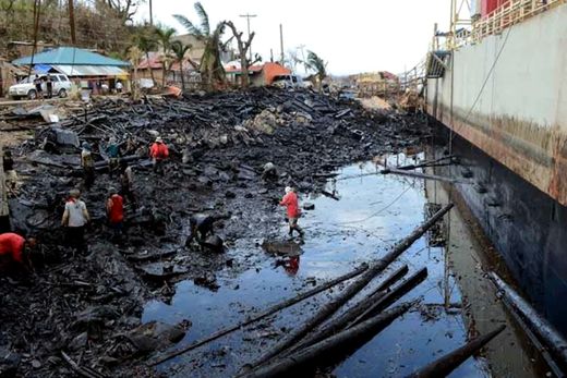 derrame de petróleo en Filipinas2