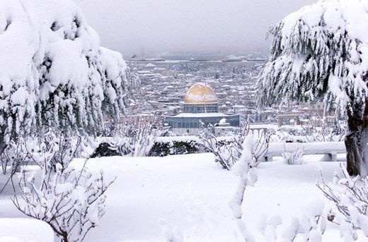 nevada en Jerusalén