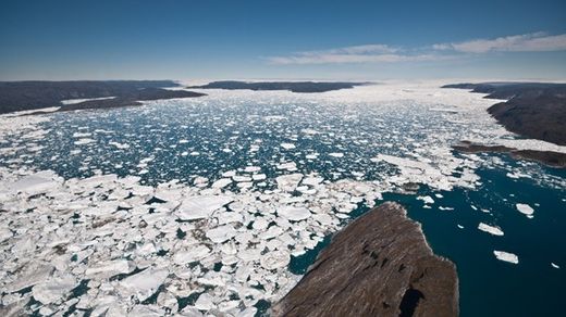 reserva de agua en Groenlandia