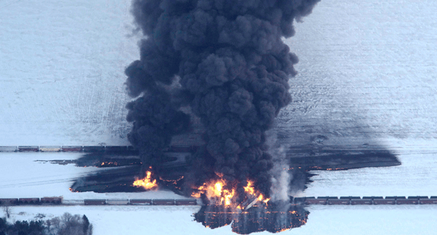 Explosión de tren con petróleo en North Dakota