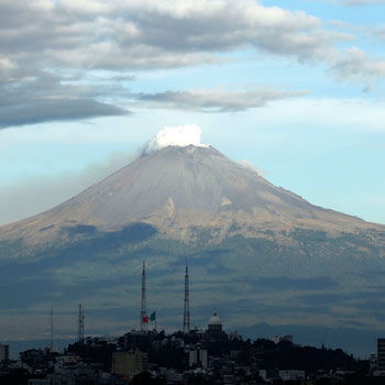 volcán Popocatepetl 