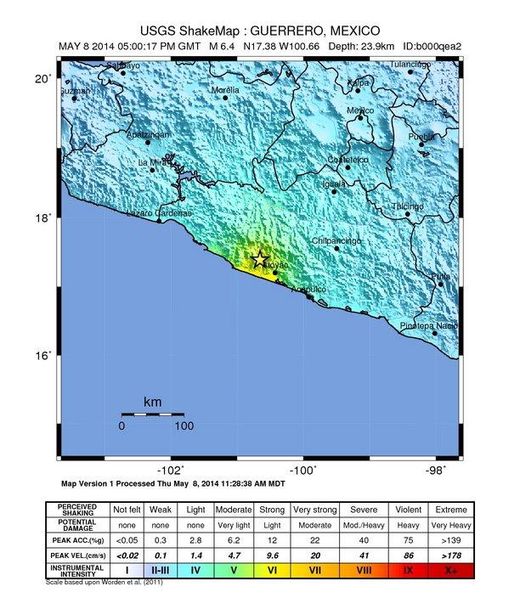 Terremoto Mexico Guerrero