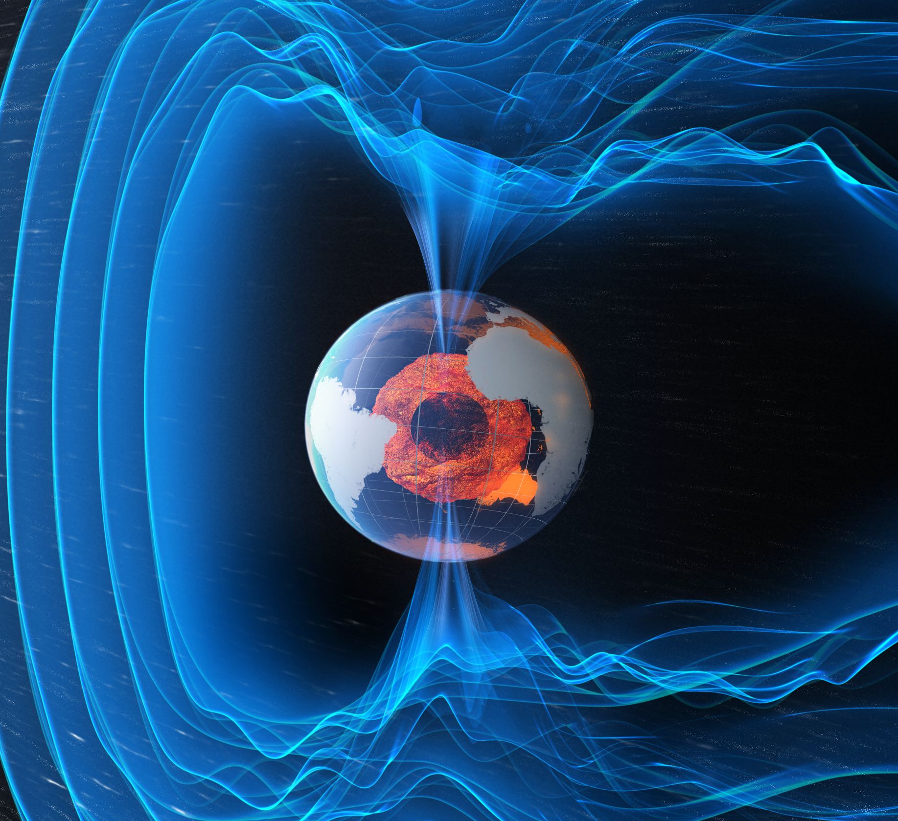 erdmagnetfeld, earth magnet field