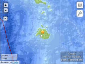 Earthquake 6.3 Vanuatu