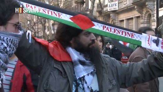 manifestación palestina