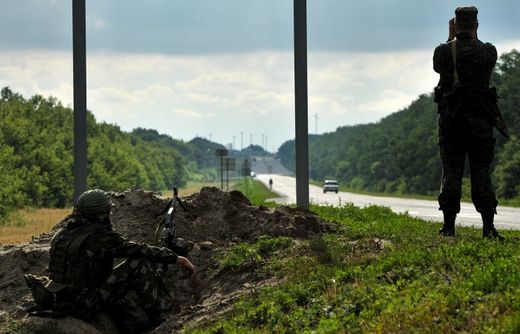 Ukraine shells Russian border village