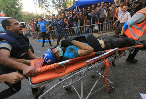 Gaza media bombed